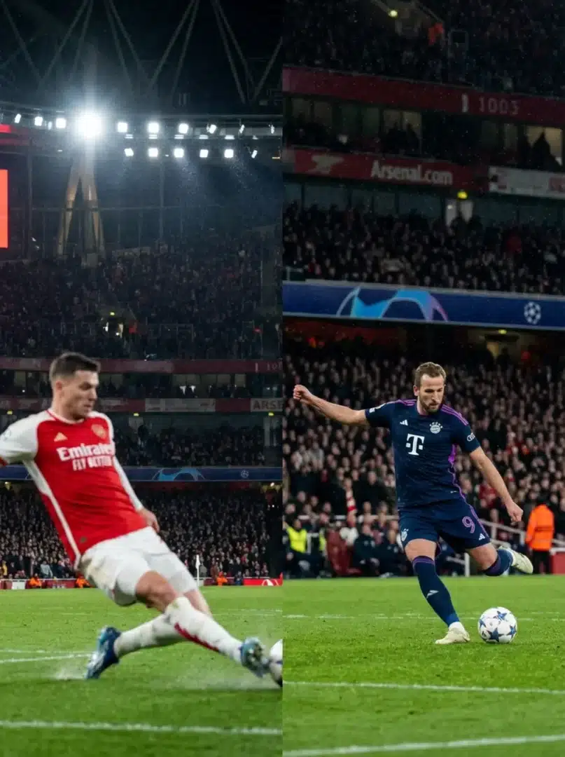 Az Emirates Stadion fényei alatt feszül egymásnak az Arsenal és a Bayern München