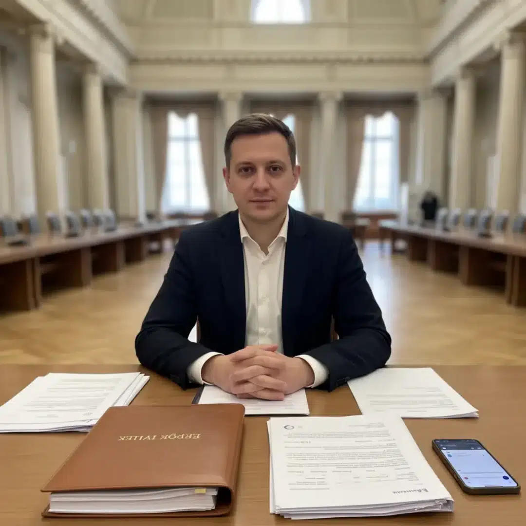 Szerkesztőségi fotó, amely semlegesen ábrázolja a Magyar Péter témáját